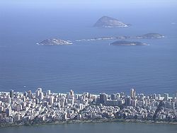 View of Lagoa and Copacabana from Corcovado