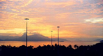 Sunrise over Guanabara Bay from Rio de Janeiro