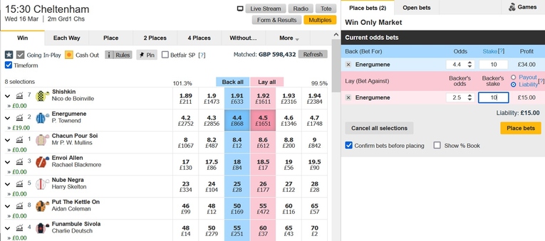 Back to Lay Example 2