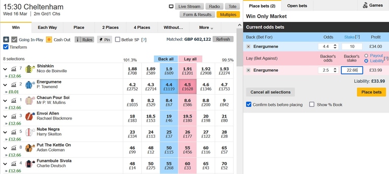 Back to Lay Example 3