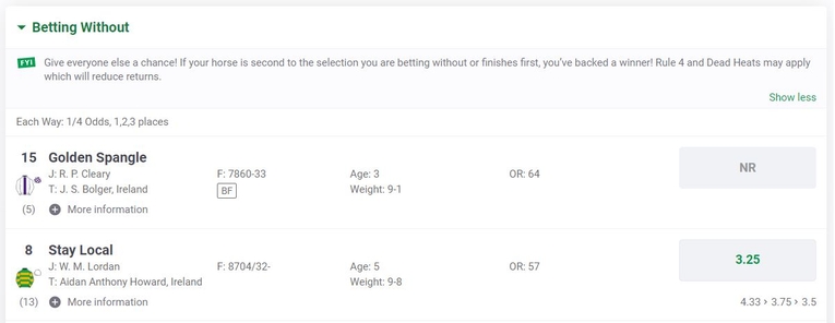 Betting Without Markets