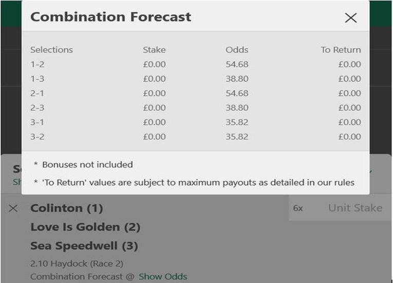 Combination Forecast