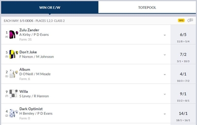 Coral Racing Markets