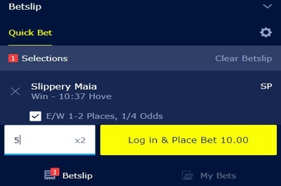 Each Way Betslip Greyhounds