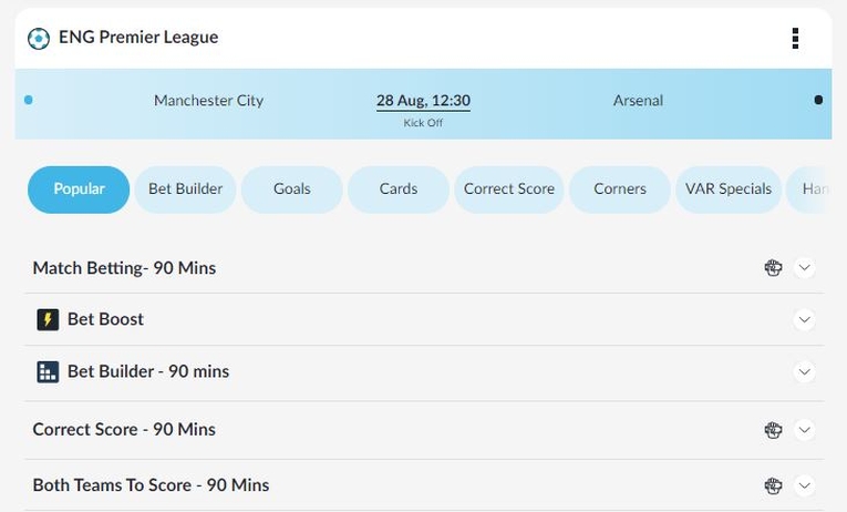 Football Betting Website