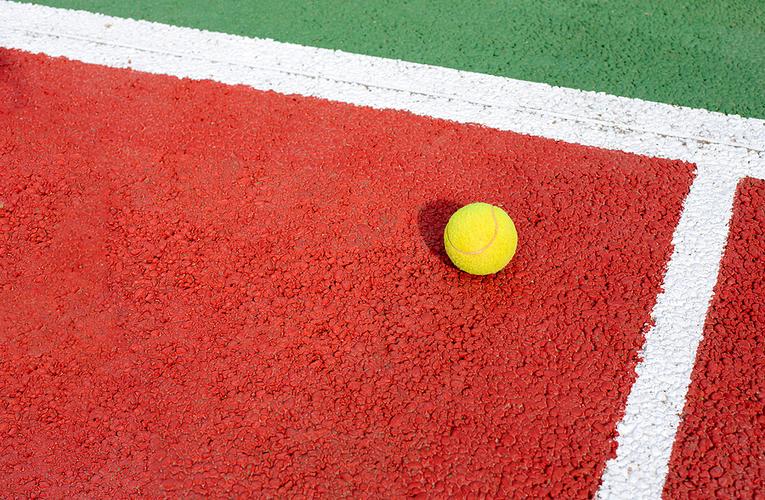Tennis Ball on Court