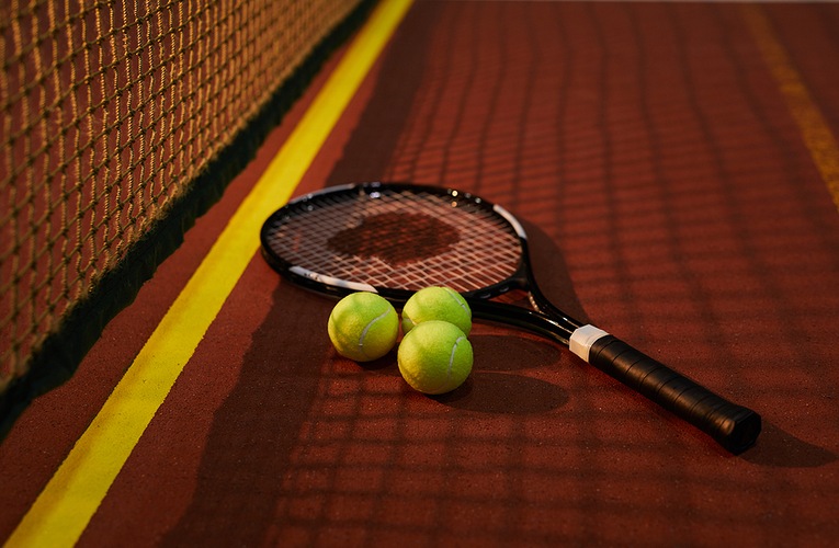 Tennis Racket and Balls