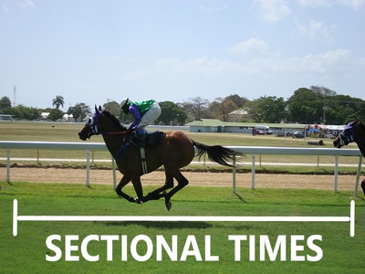 What are sectional times in horse racing