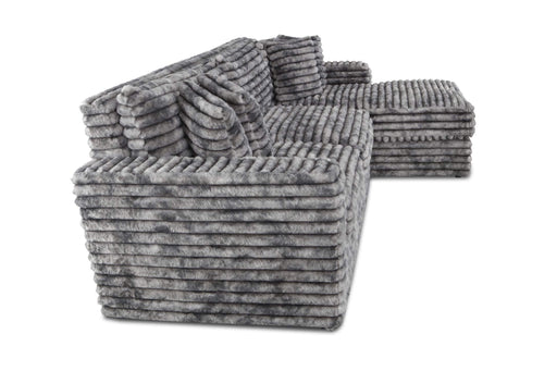 MOD #520 Big WIg Charcoal Sofa Chaise - Furniture City (CA)l