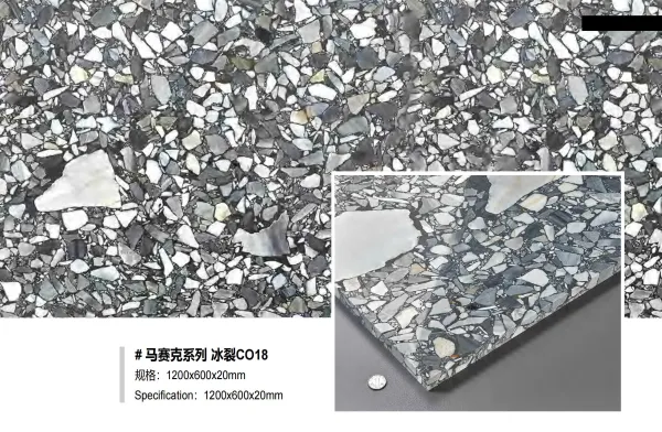 Mosaic Series CO18 &ndash; Natural Stone Marble Mosaic for Outdoor and Bathroom Elegance