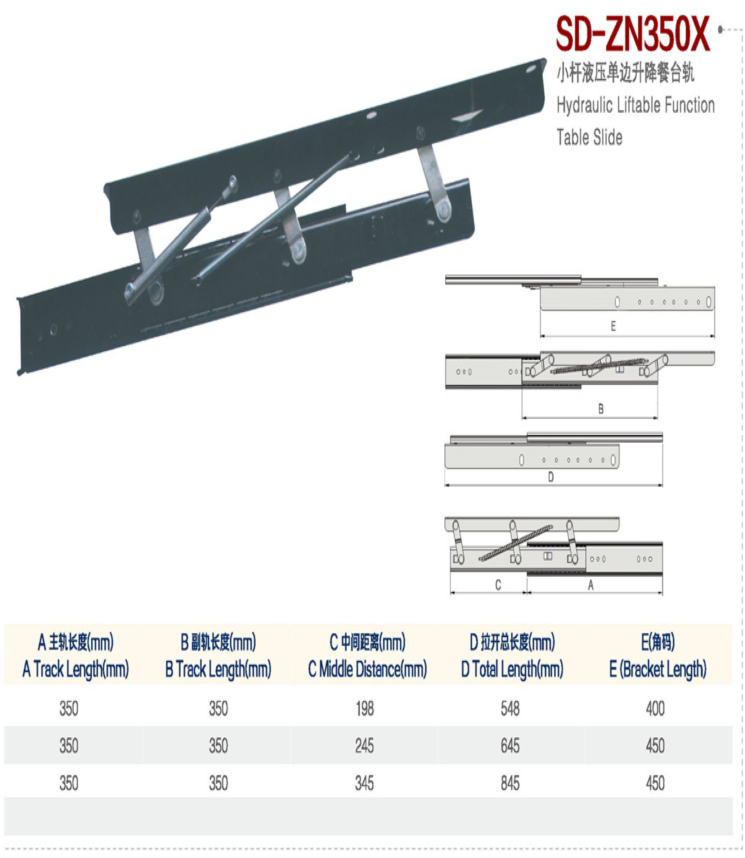Liftable Function Table Slide
