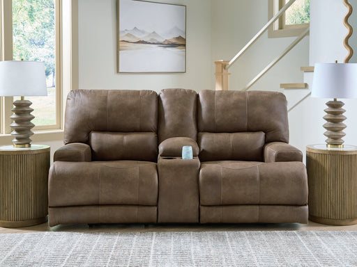 Beckley Place Power Reclining Loveseat with Console - Furniture City (CA)l