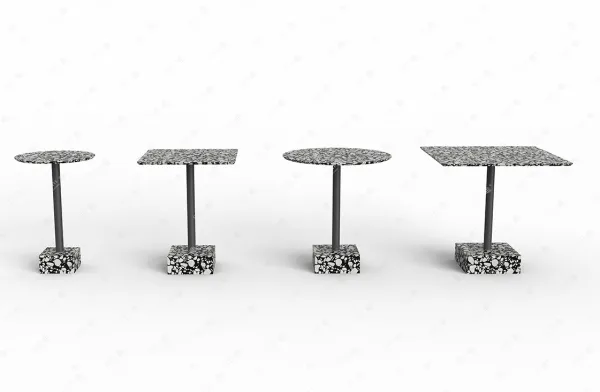 Resin Terrazzo Stone Table &mdash; A Celebration of Color, Craft, and Contemporary Elegance