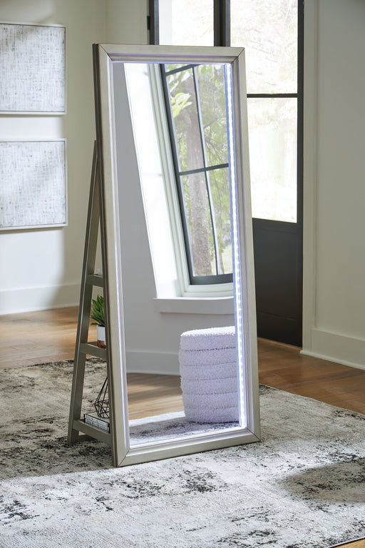 Evesen Floor Standing Mirror/Storage - Furniture City (CA)l