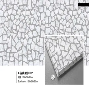 CO17 Matte Non-Slip Terrazzo with Marble-Look Finish for Indoor and Outdoor Use 