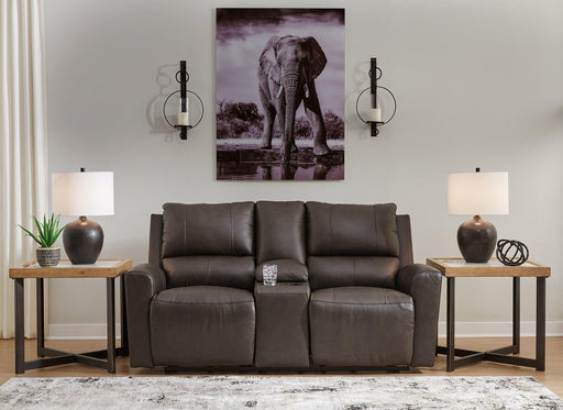 Boxmere Power Reclining Loveseat with Console - Furniture City (CA)l