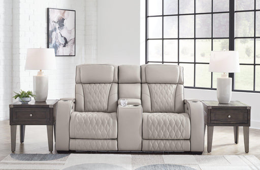 Boyington Power Reclining Loveseat with Console - Furniture City (CA)l