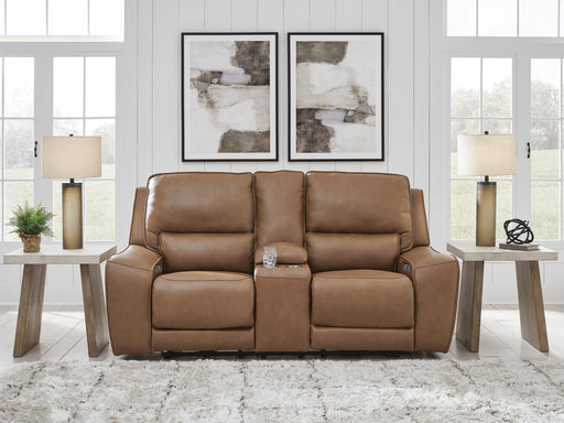 DeepWakes Power Reclining Loveseat with Console - Furniture City (CA)l